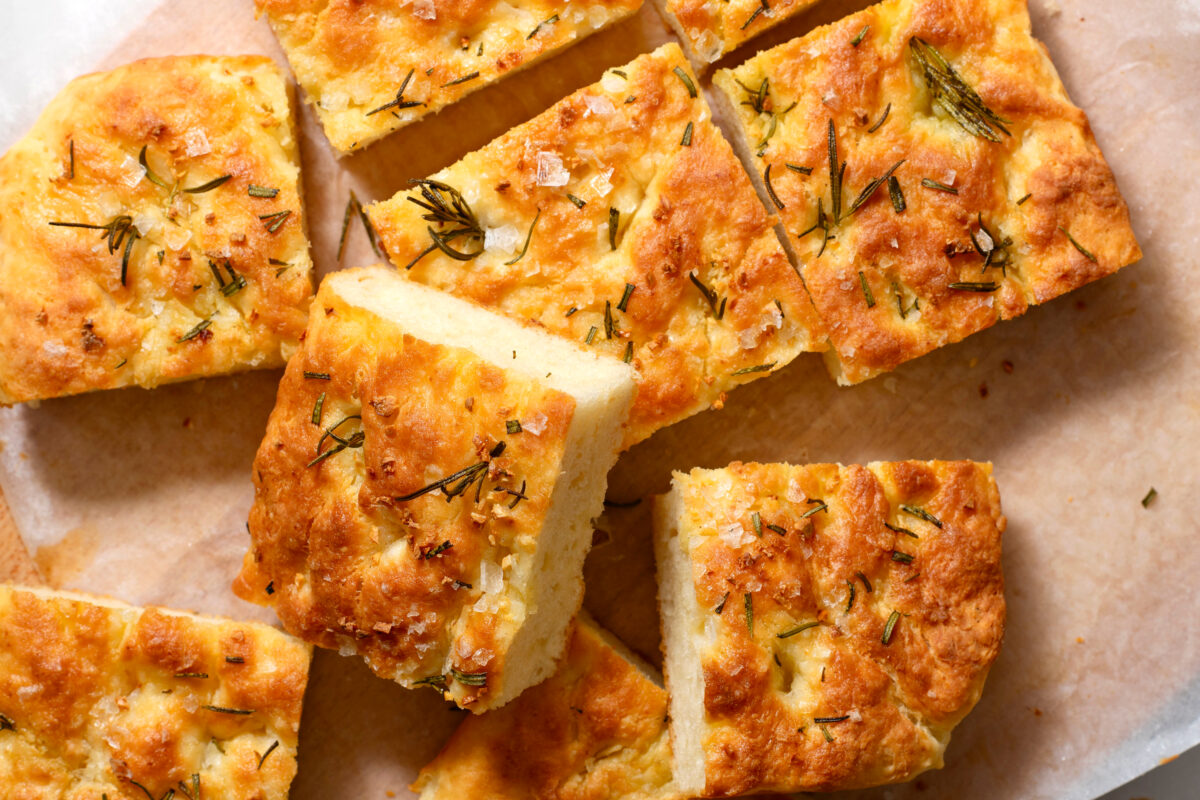 Our Homemade Focaccia pairs perfectly with any Italian meal.