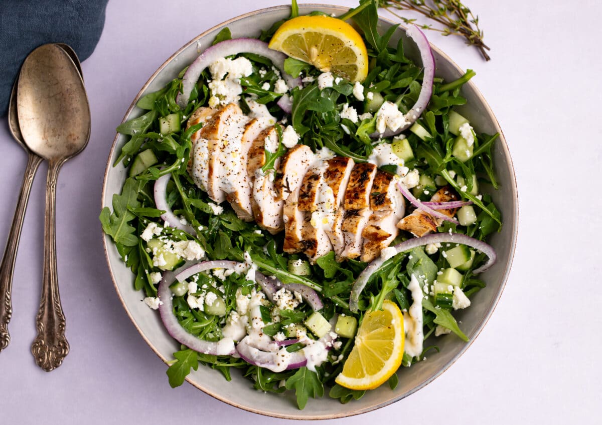 This Lemon and Thyme Chicken Salad is the perfect zesty lunch!