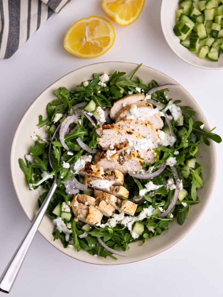 This filling and delicious salad is the perfect warm weather meal. 