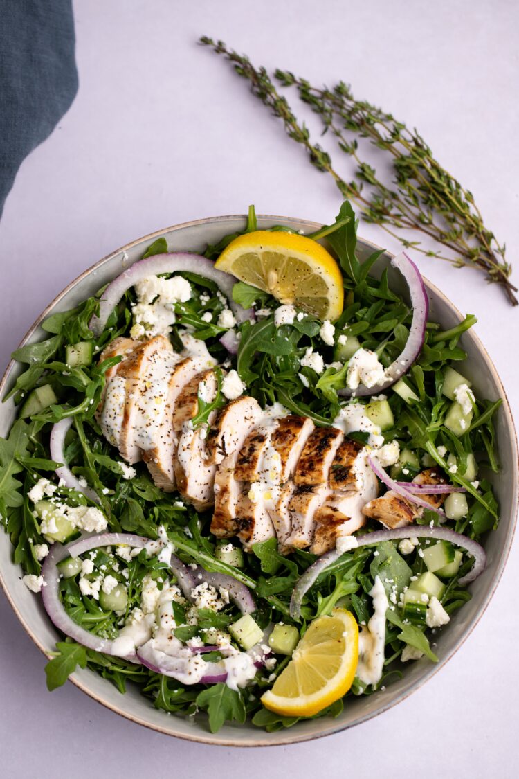 Get your fill of nutrients with this yummy chicken salad.