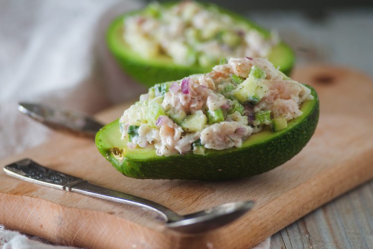 tuna stuffed avocado full of nutrients